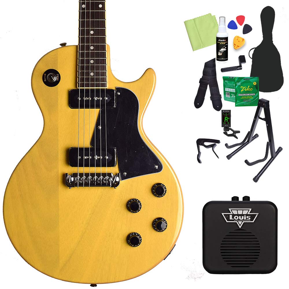 Amazon | Burny SRLS TVY エレキギター初心者14点セット【ミニアンプ付