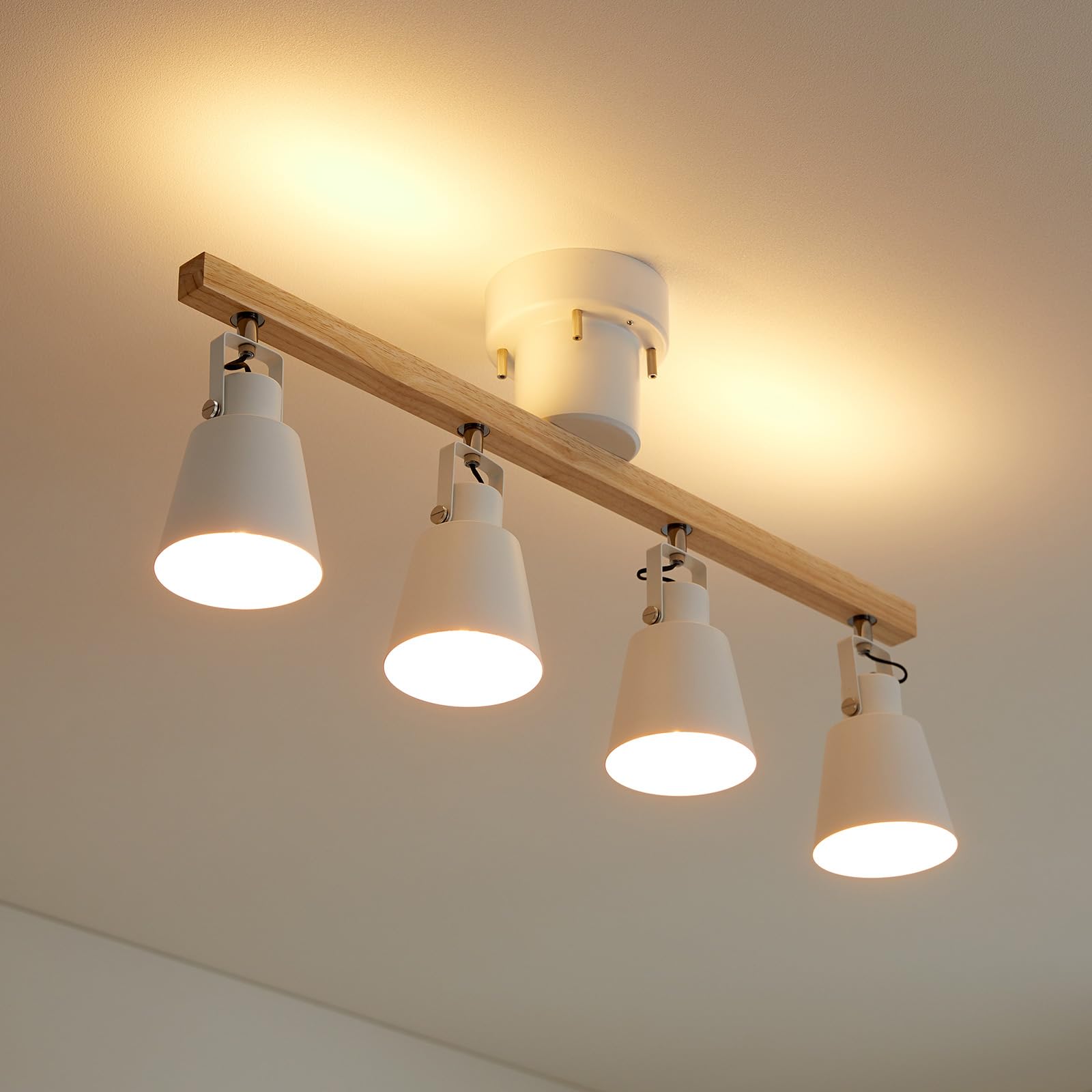 Amazon.co.jp : LOWYA ロウヤ シーリングライト 4灯 led スポット 天井