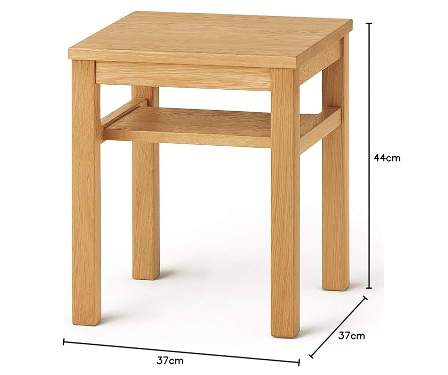 無印良品 オーク材 サイドテーブル ナチュラル MUJI 木製サイド