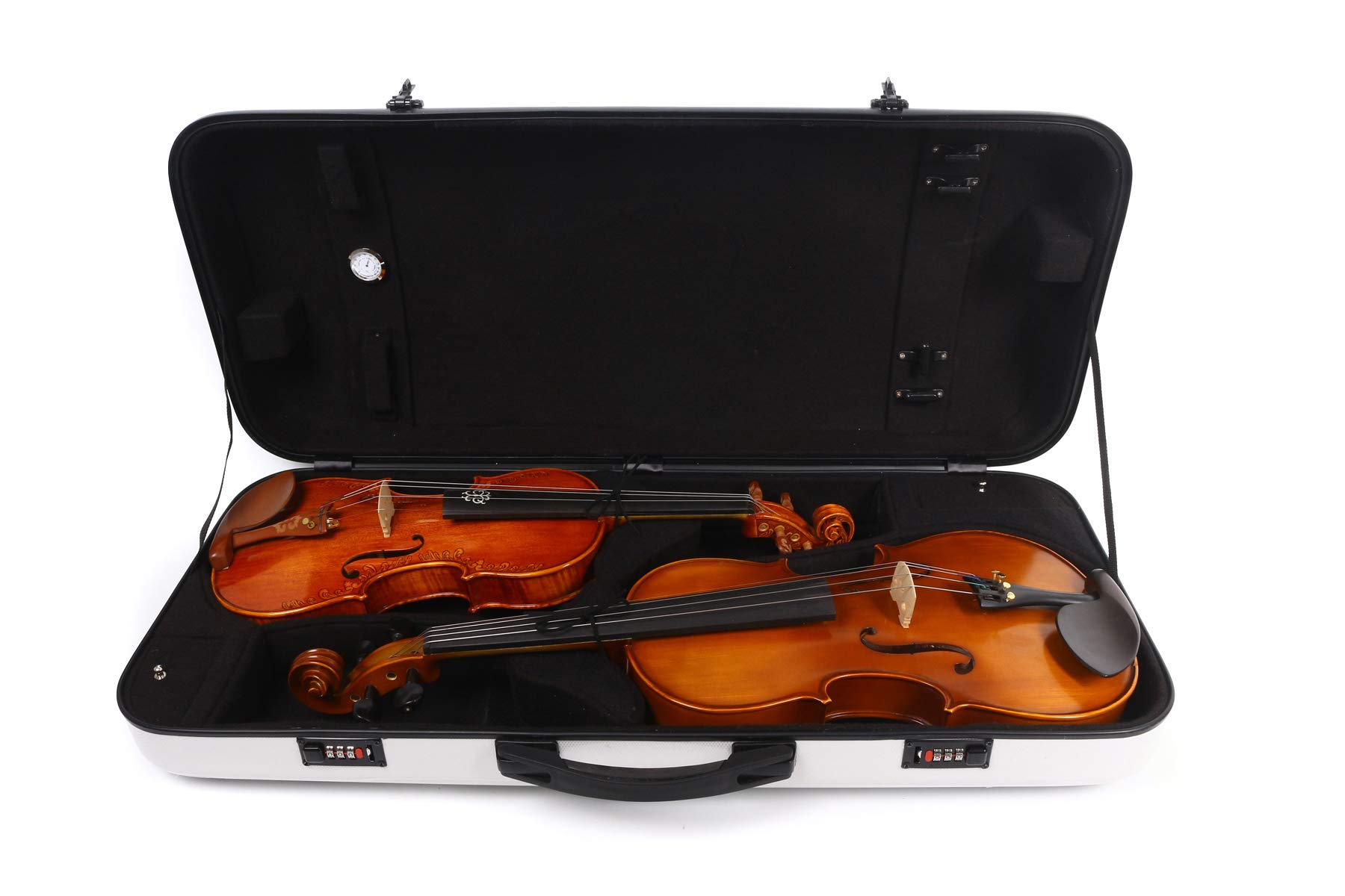 Amazon | Yinfente ダブルバイオリンケース 4/4 フルサイズ ヴィオラ