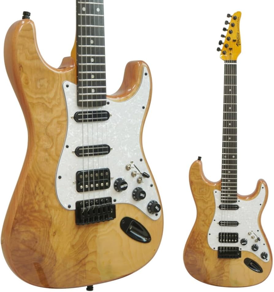 Amazon | Vertice エレキギター ストラトタイプ ステンレスフレット