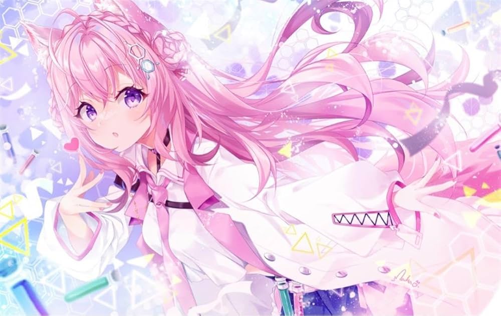 Amazon | ホロ 博衣こより プレイマット ラバーマット デスクマット