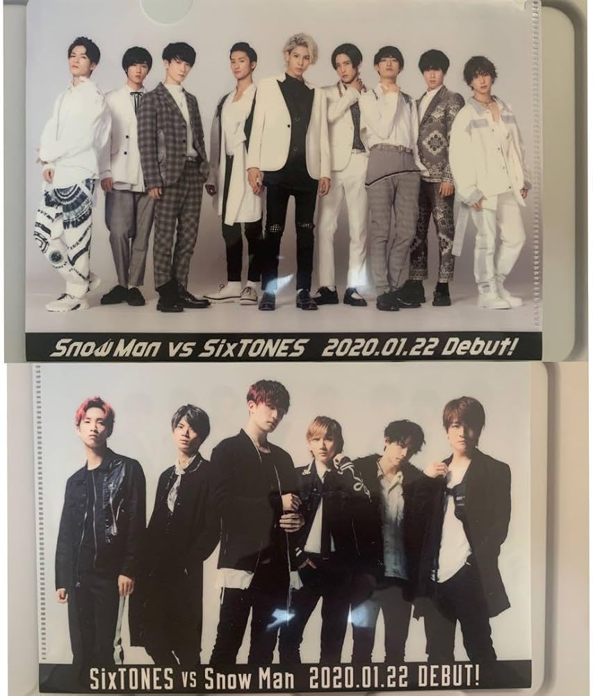 Amazon.co.jp: SnowManSixTONESミニクリアファイル : 文房具・オフィス用品