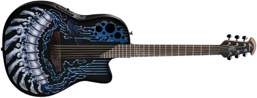 Ovation Dj Ashba Demented Series DJA34-CHB Acoustic-electric