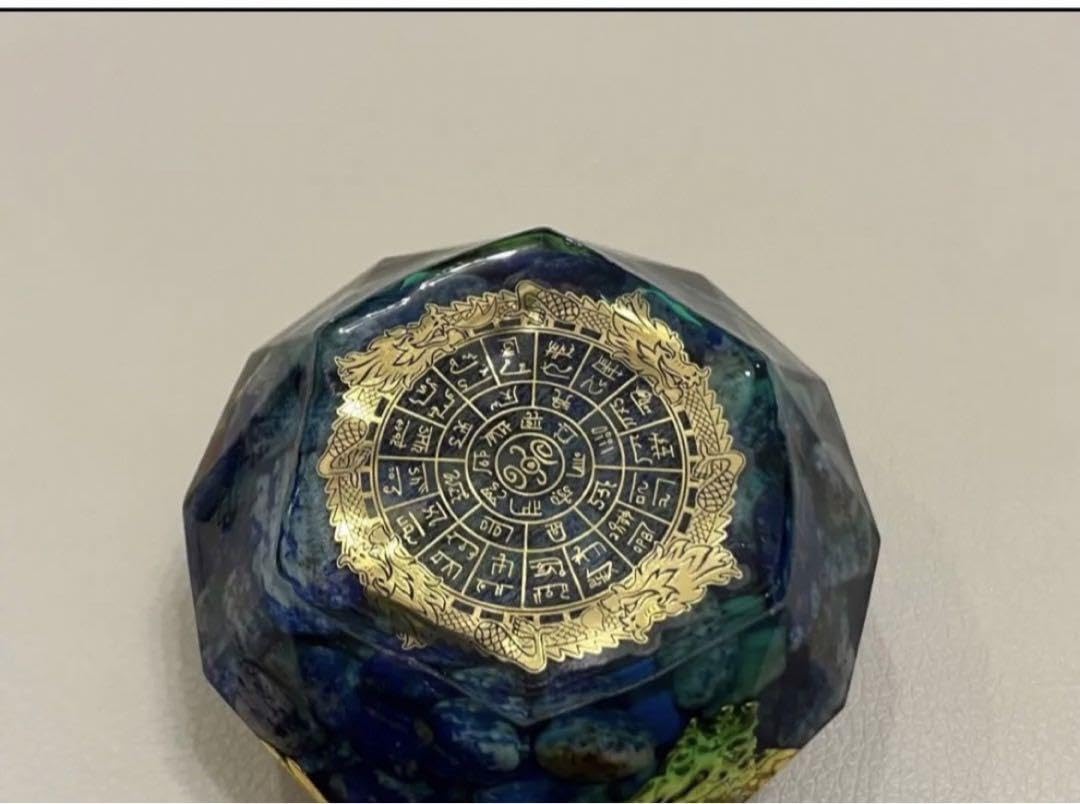 Amazon.co.jp: 金運財運上昇～パワーUP金龍＆鳳凰龍体文字フトマニ図