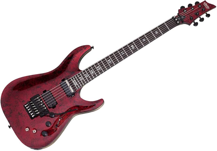 Amazon.com: Schecter C-1 Apocalypse with Floyd Rose & Sustainiac