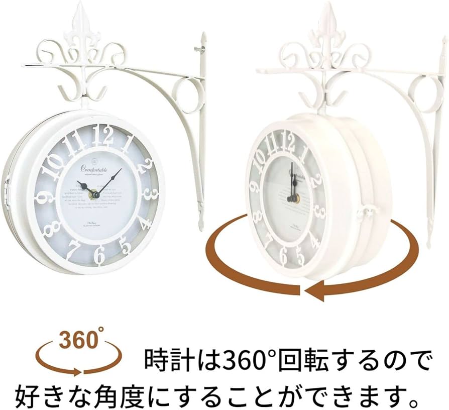 Amazon.co.jp: SPICE OF LIFE(スパイス) 壁掛け両面時計 OLD STREET