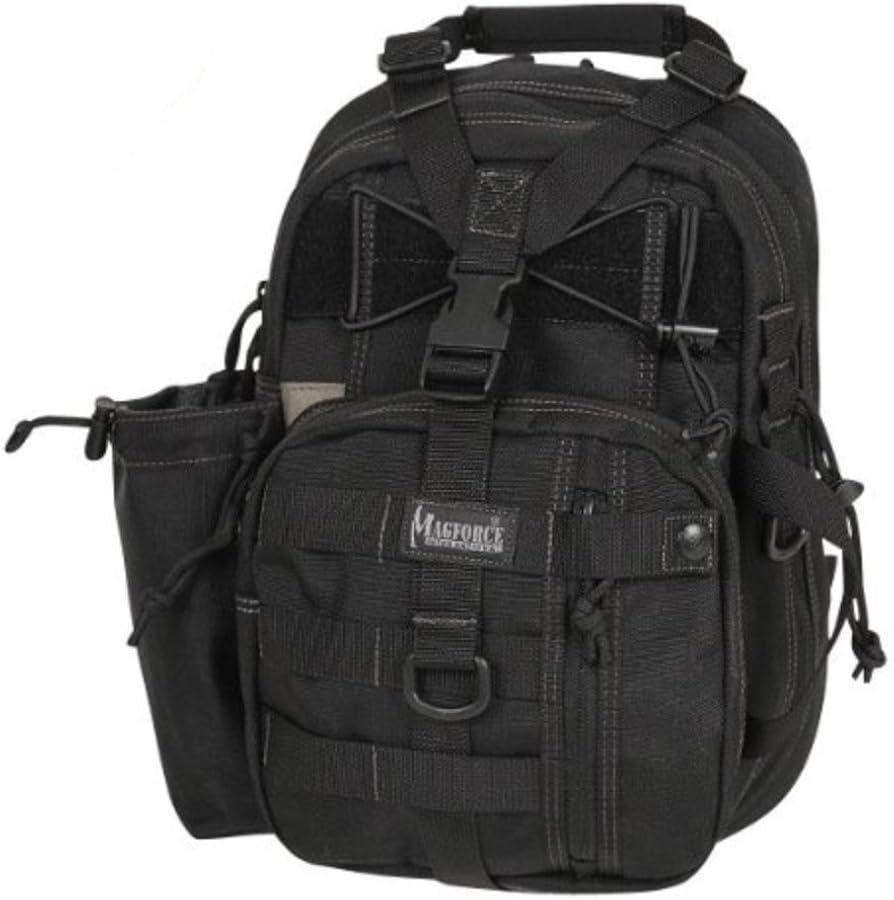 Amazon | [マグフォース] MF-0434 Mini Archer Sling Bag Black メンズ