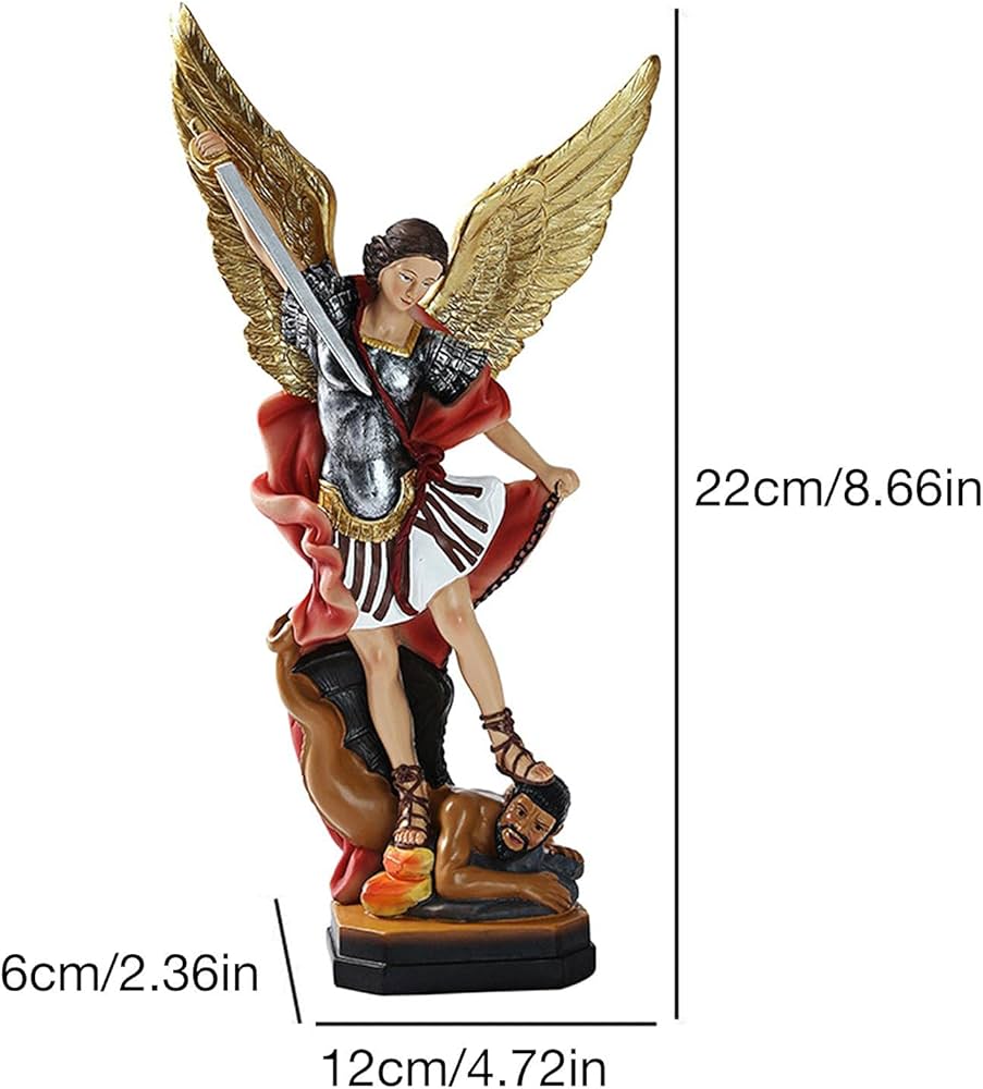 Amazon.co.jp: 大天使ミカエルの飾り - 聖ミカエル サン ミゲル大天使