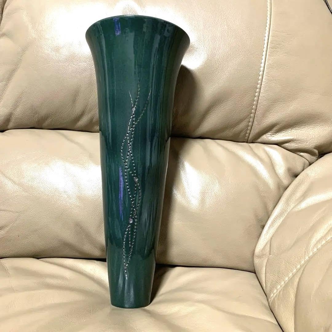 Amazon.co.jp: 池坊 花器 立花 生花 一品物 京都 正明釜 清水焼