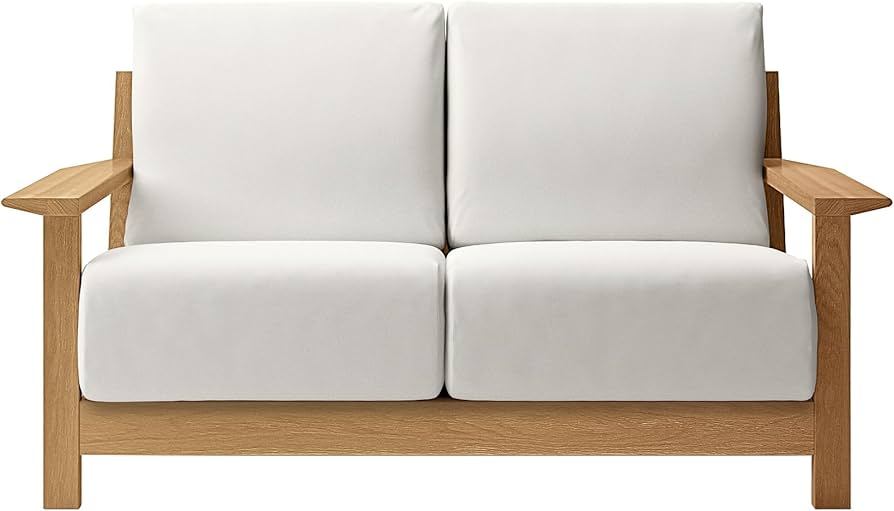 Amazon｜無印良品 ソファ本体 幅148×奥行96×高さ82.5cm 木製フレーム 2