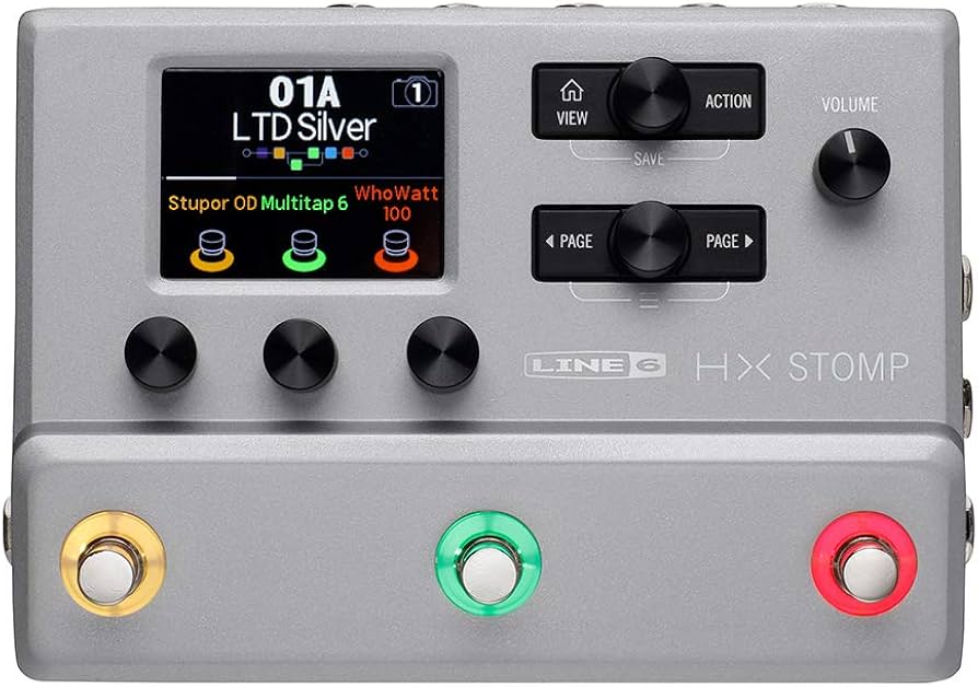 Amazon | LINE6 HX Stomp Silver ギター・プロセッサー HELIXシリーズ