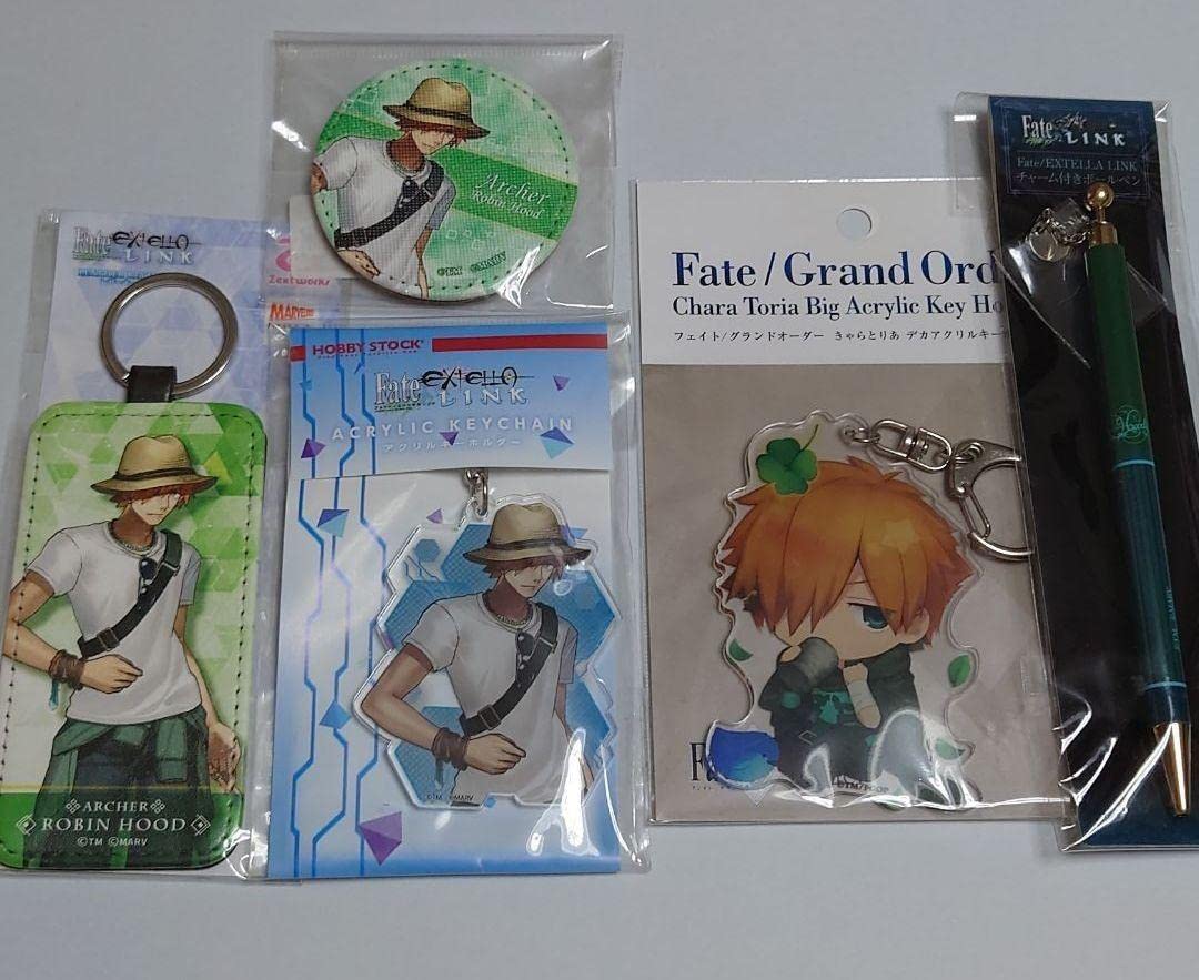 Amazon.co.jp: FGO fate ロビン ロビンフッド グッズ 5点セット : おもちゃ