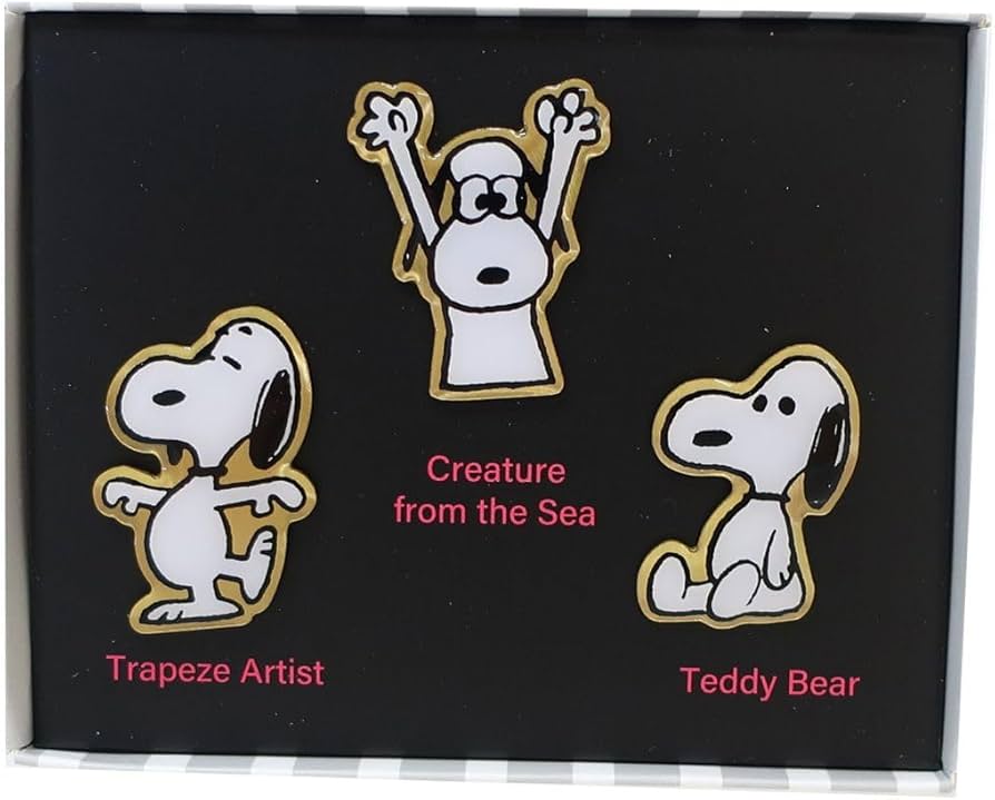 Amazon.co.jp: スヌーピー[ピンバッジ]ピンズ 3個セット/ユニーク