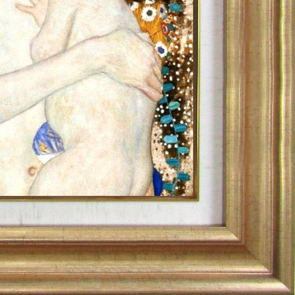 Amazon.co.jp: クリムト 母と子 F6号 複製画 人物画 世界の名画 親子
