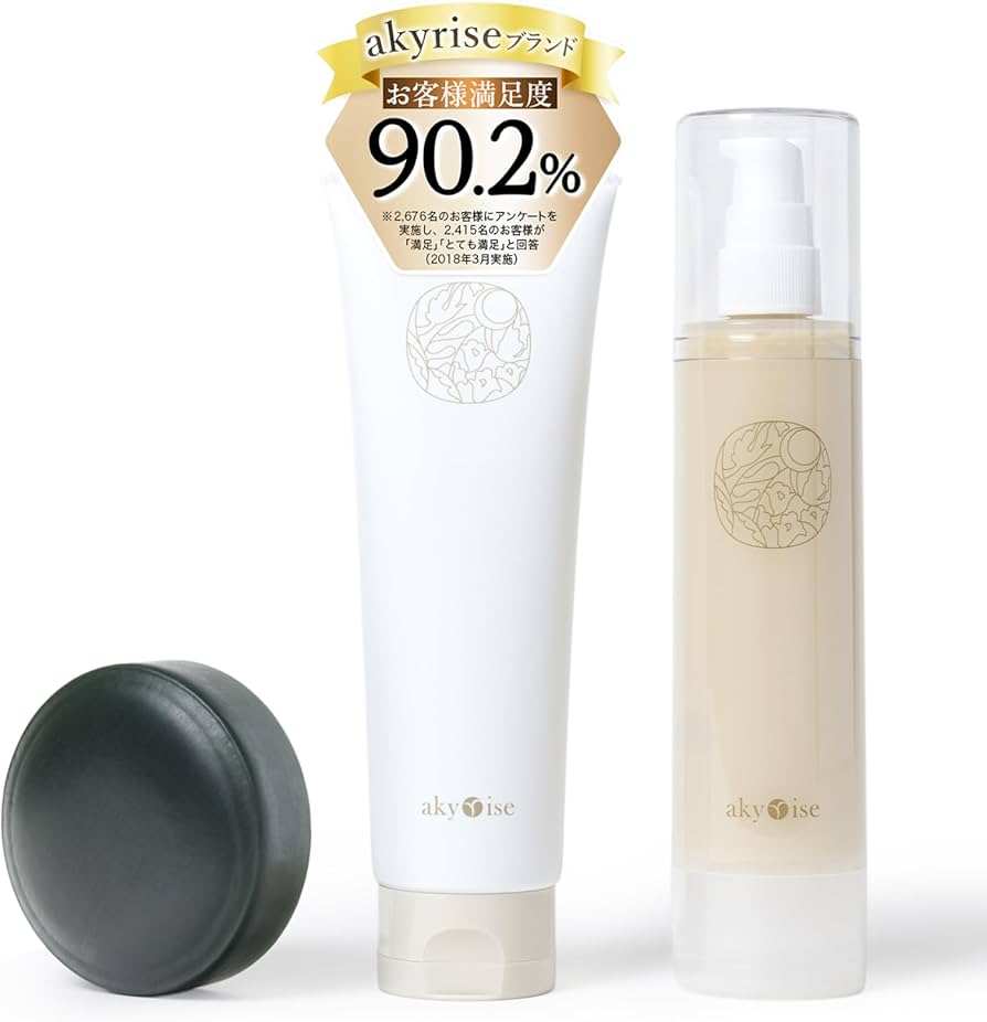 Amazon.co.jp: 【公式】akyrise（あきゅらいず）スキンケアセット 泡石