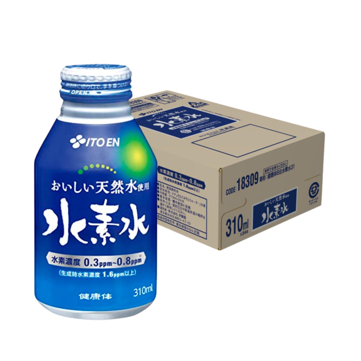 Amazon.co.jp: 【伊藤園健康体 公式通販】水素水 ボトル缶 310ml×24本
