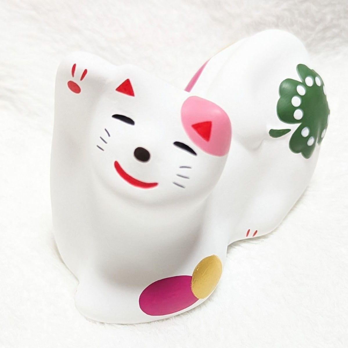 Amazon.co.jp: 工房輪葉葉 窯出し 通常抽選 れいわねこ 招き猫 限定