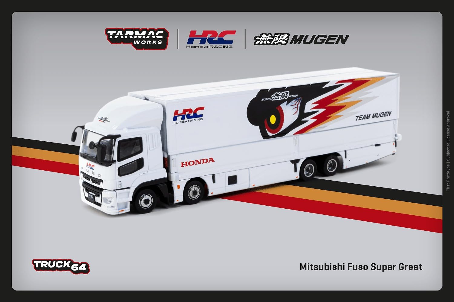 Amazon | TARMACWORKS 1/64 Mitsubishi Fuso Super Great TEAM MUGEN