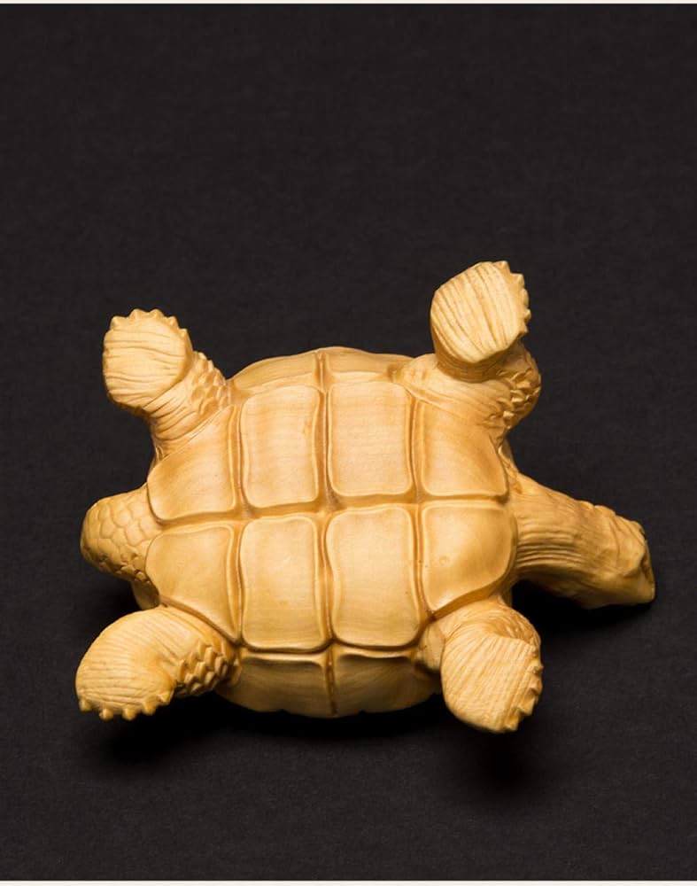 Amazon.co.jp: 彫刻の置物 木彫り亀の彫刻動物家の装飾工芸品 : ホーム