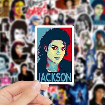 Amazon.co.jp: マイケル・ジャクソン ステッカー 50枚セット Michael