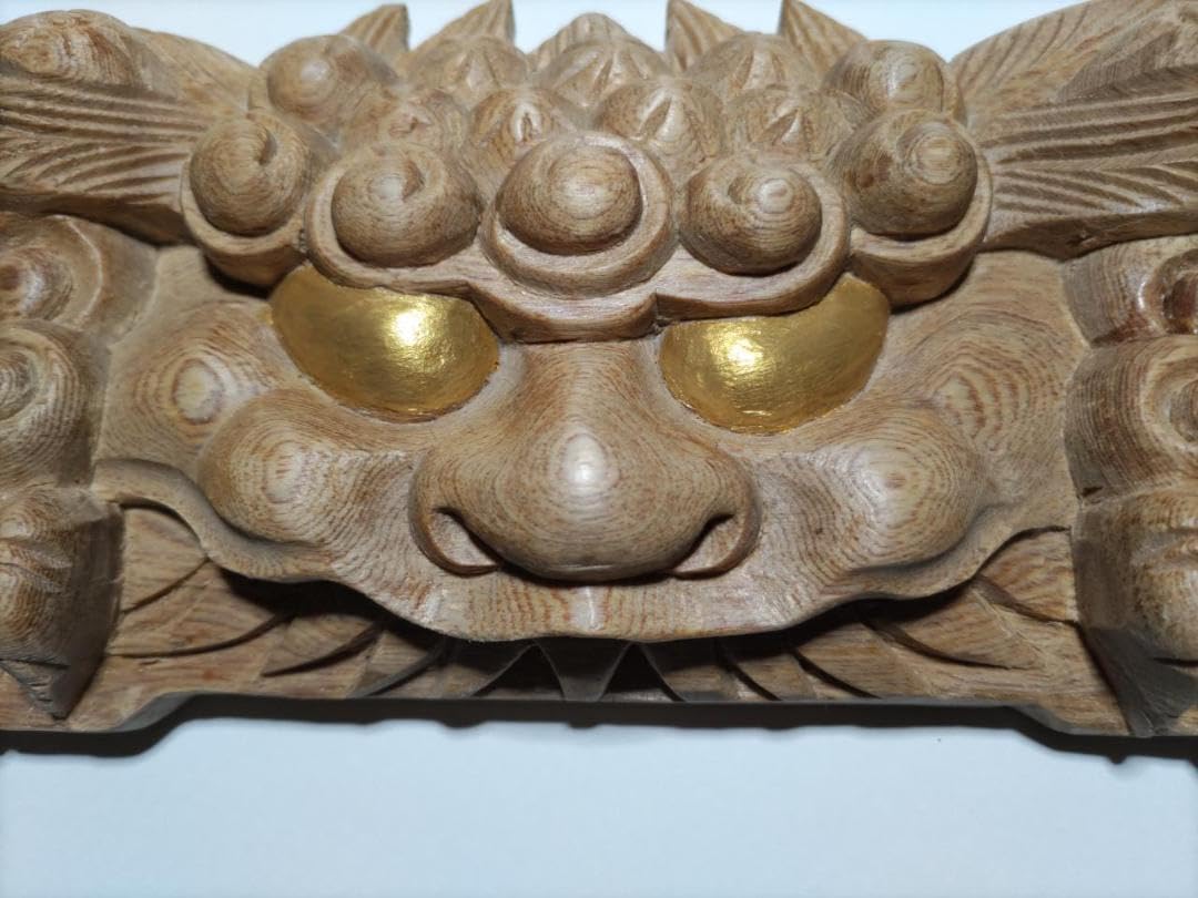 Amazon.co.jp: お祭り！獅子噛み幅30cm（金目）魔除け！山車、神輿