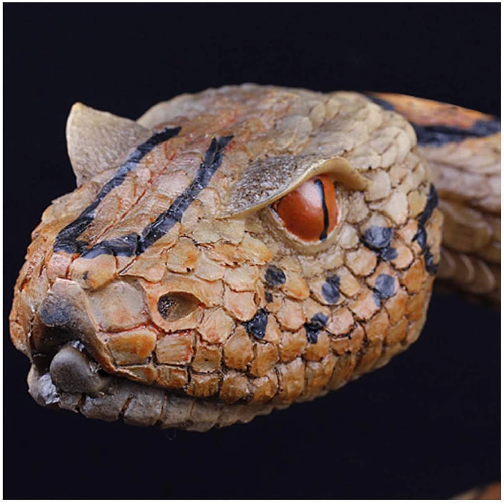 Amazon.co.jp: ガラガラヘビのヘビの像の置物-動物モデル