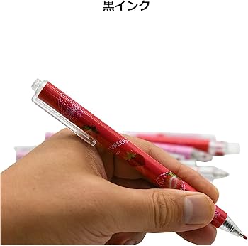 Amazon | Maydahui かわいい いちご イチゴ フルーツ ノック式