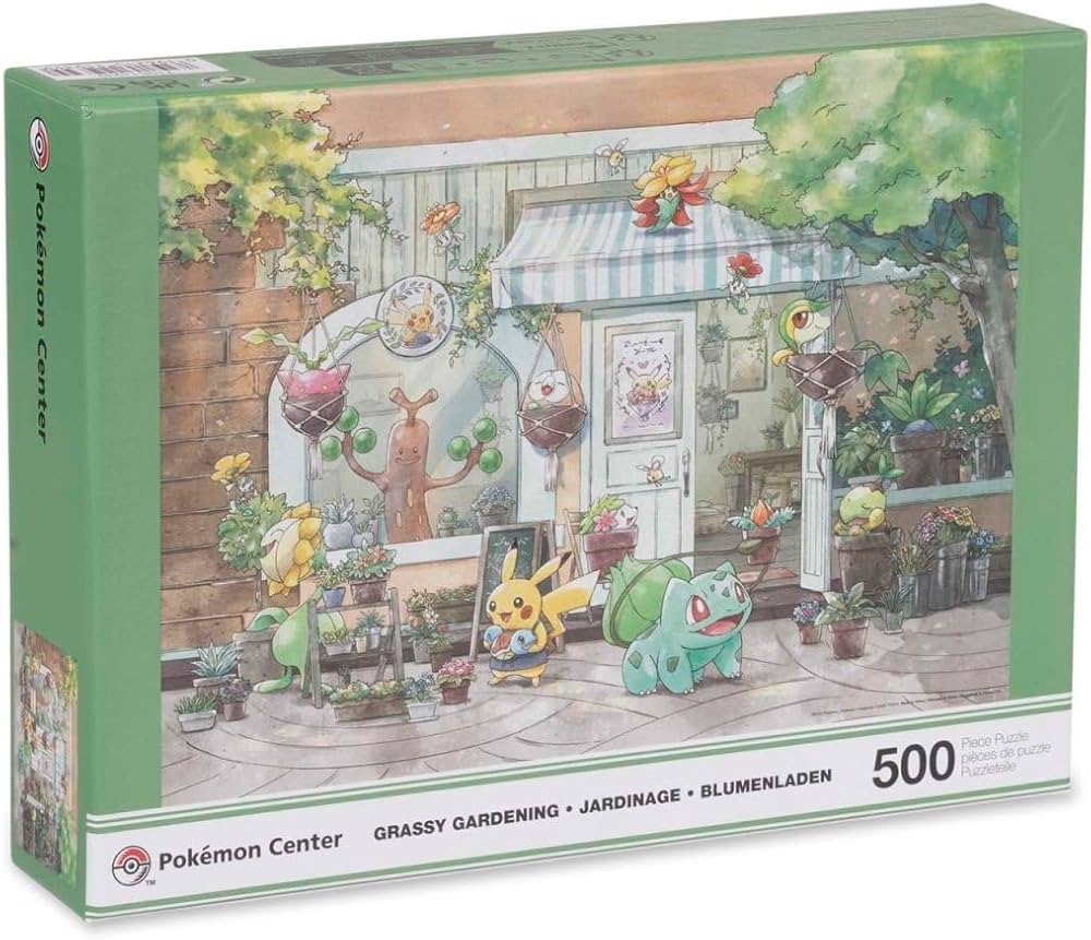 Pokémon Center: Grassy Gardening Puzzle (500 Pieces): Buy Online
