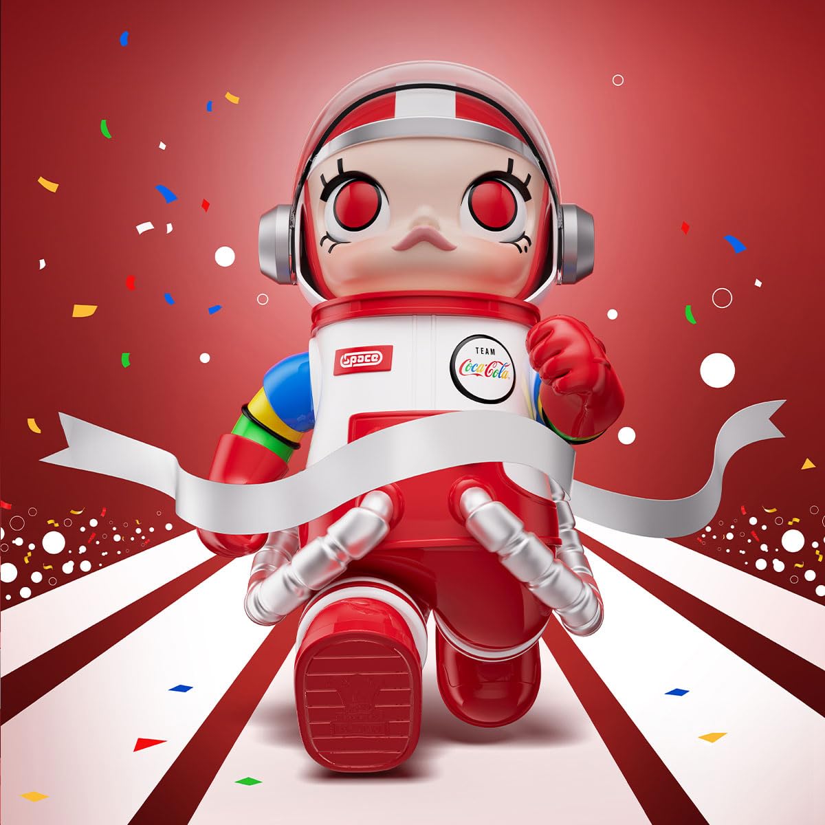 Amazon.co.jp: POP MART MEGA コレクション 400% SPACE MOLLY TEAM