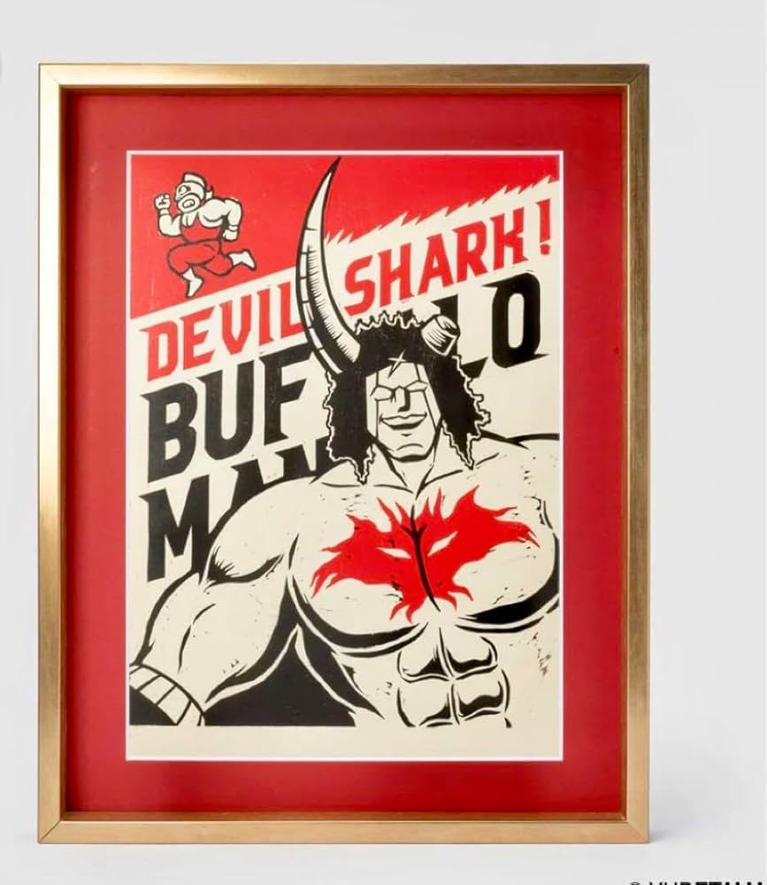 Amazon.co.jp: 29枚 キン肉マン 木版画 バッファローマン 直筆サイン