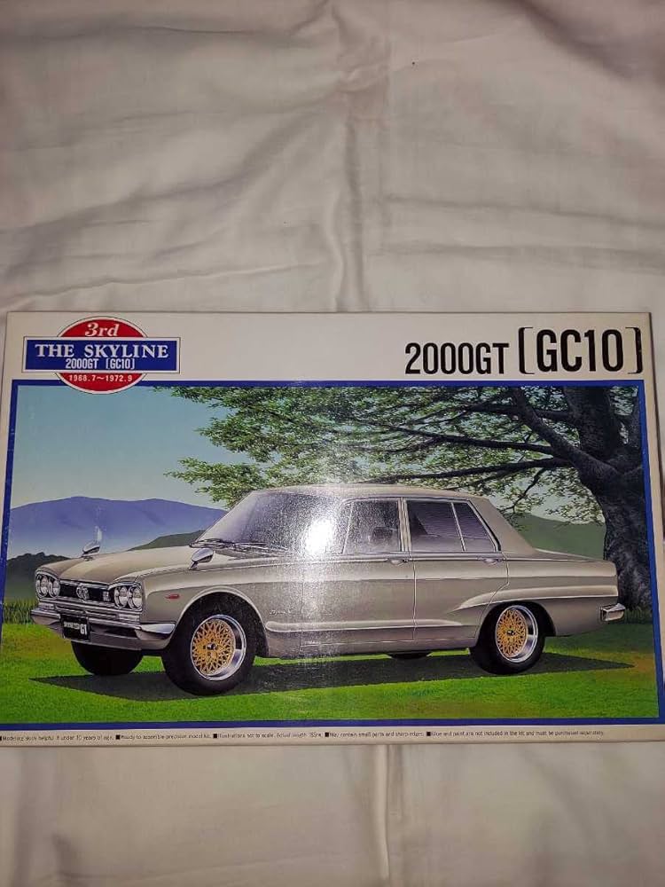 Amazon | アオシマ 1/24 ハコスカ2000GT GC10 スカイライン 未組み立て