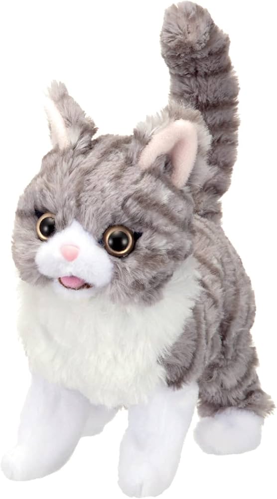 Amazon.co.jp: イワヤ(IWAYA) だっこでミィミィ こねこのタビー 電池で