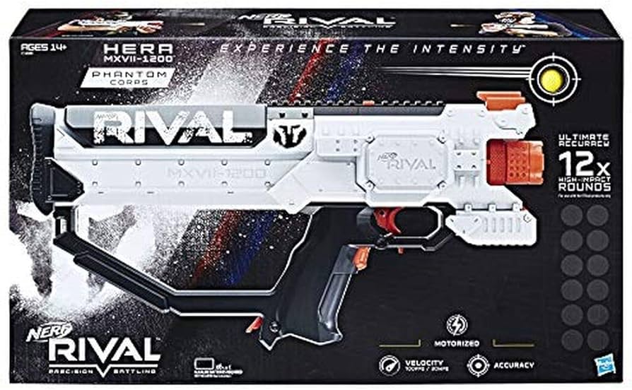 Amazon | Nerf Rival Hera MXVII 1200 White Combat Blaster | 改造
