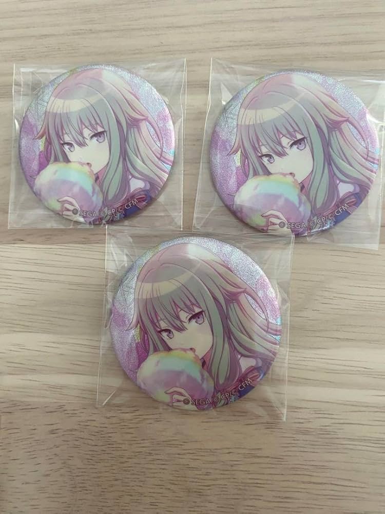 Amazon.co.jp: 草薙寧々 グリッター缶バッジ グリ缶 綿あめ わたあめ