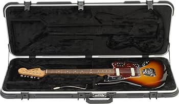 Amazon.com: SKB Fender Jaguar/Jazzmaster Hardshell Case, Rubber