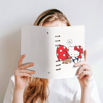 Amazon.co.jp: ハローキティ システム手帳 PU ノートメモ帳 バインダー