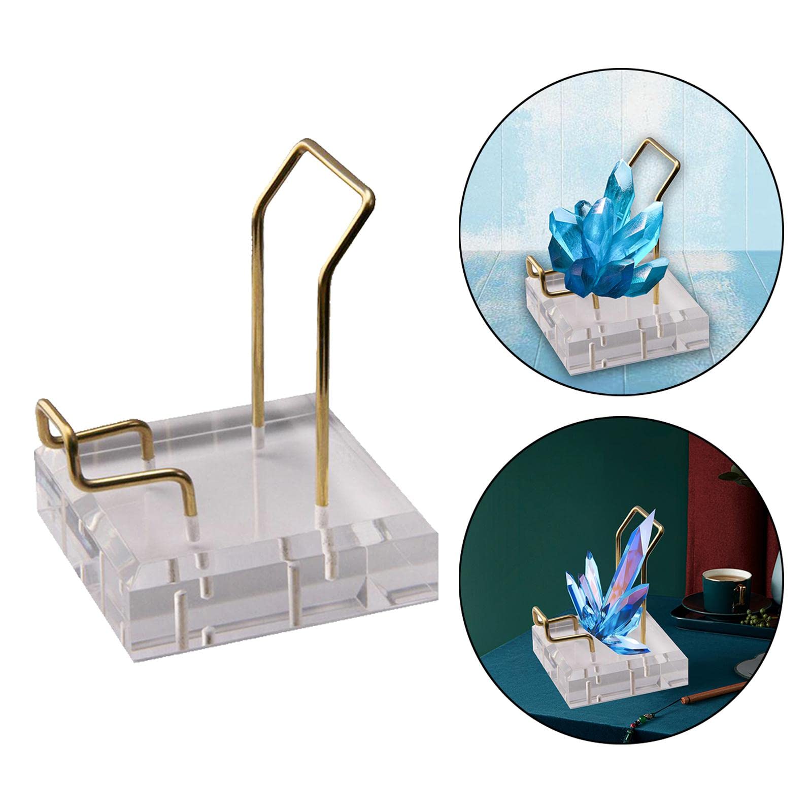 Amazon.co.jp: STARTIST ディスプレイスタンド鉱物鉱石ジオード岩石