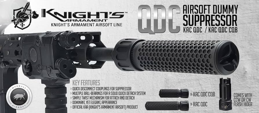 Amazon | ナイツアーマメント サプレッサー KAC QDC CQB Airsoft