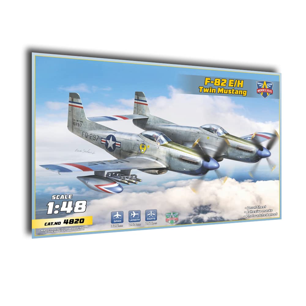 Amazon.com: ModelSvit 4820-1/48 - F82 E/H Twin Mustang. Plastic