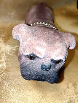 Amazon.co.jp: リアル ブルドッグ 首振り 置物 ビンテージ 昭和 レトロ