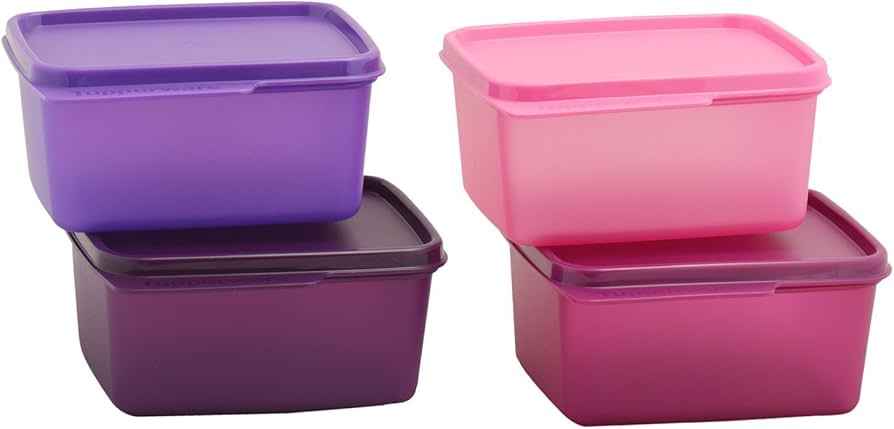 Amazon | Tupperware TUPP INDプラスチック容器2.5リットル（2個セット