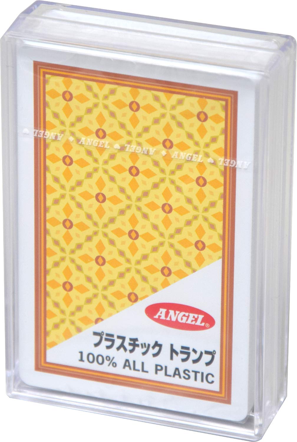 Amazon.co.jp: プラスチック製トランプ 黄系柄 ブリッジサイズ 57x89mm