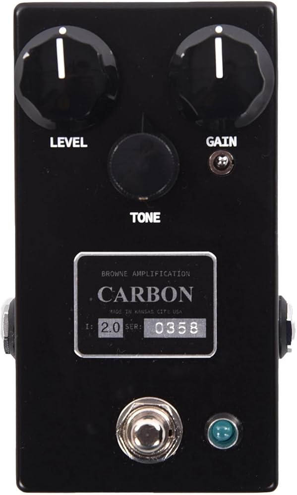 Amazon.com: Browne Amplification The Carbon Transparent Overdrive
