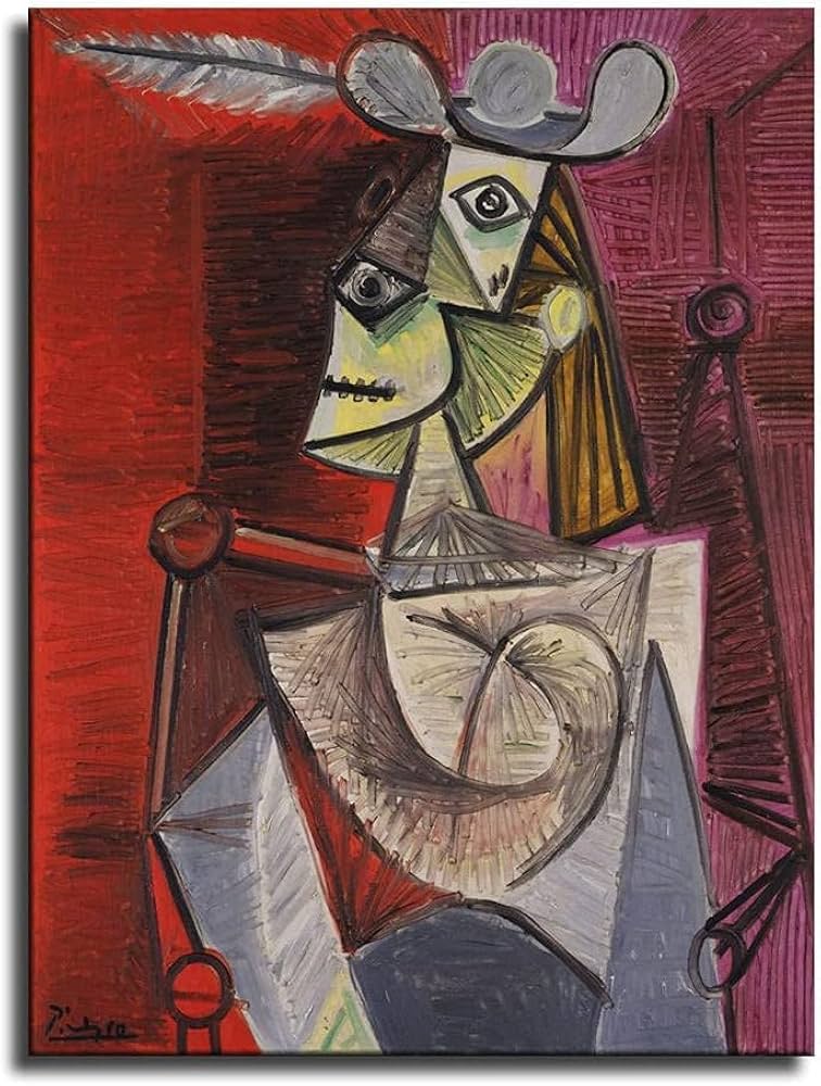 パブロ・ピカソ、Woman in an Armchair パブロ・ピカソ、Woman in an