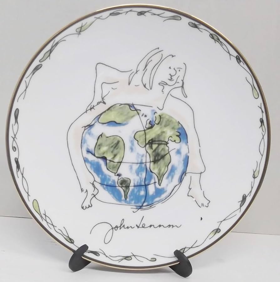 Amazon.co.jp: John Lennon Collector's Art Work Plate ジョンレノン