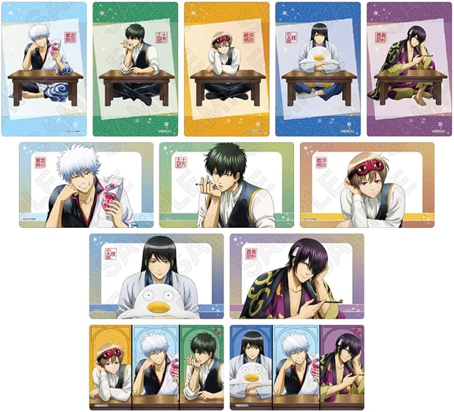 Amazon.co.jp: 銀魂 トレーディングクリアカード 一休みver. 5個入り