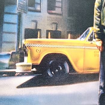 Amazon.co.jp: 【フレーム付-黒-】 映画ポスター タクシードライバー