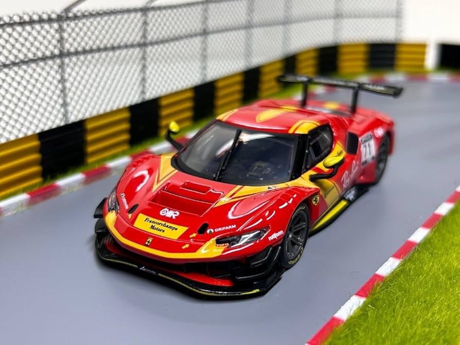 Amazon | Burago signature 1/43 Ferrari 296 GT3#71 RACING 2023