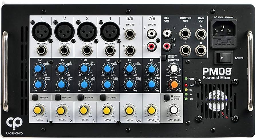 Amazon | CLASSIC PRO クラシックプロ パワードミキサー PM08 パワード